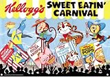 Vintage Kelloggs Tin Sign Sweet Eatin Carnival