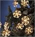 Set Of 35 Clear Double Layer Snowflake Christmas Lights