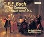 Carl Philipp Emanuel Bach: The Sonatas for Transverse Flute and Basso Continuo - Barthold Kuijken / Ewald Demeyere