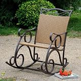 Valencia Resin Wicker / Steel Rocker (Matte Brown) (46W x 41H x 34D)