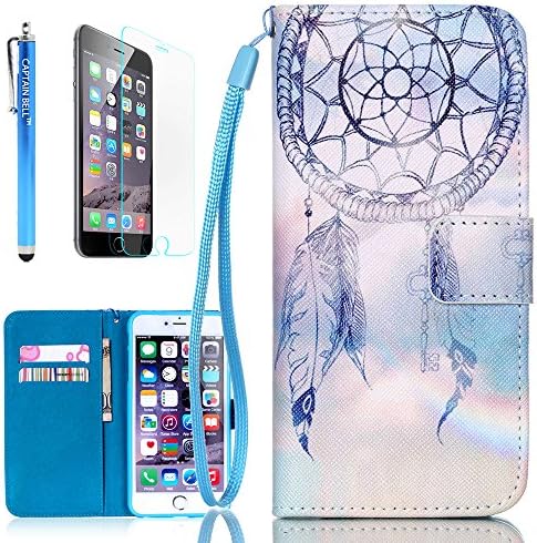 iPhone 6s Plus Case,Captain Bell,iPhone 6s Plus Wallet Case Pu Leather Cover Case Stand Flip Case for Apple iPhone 6 Plus / 6S Plus 5.5" [Dreamcatcher]