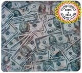 3-D Money / Coins / Currency Themed Heavy Duty Mousepad