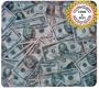 3-D Money / Coins / Currency Themed Heavy Duty Mousepad