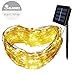 Solarmks Fairy String Lights, Solar Durable Copper Wire Waterproof 150 LED Ambiance Decoration Lights for Outdoor, Garden, Landscape, Patio, Lawn, Festival, Party(Warm White)