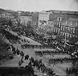 Lincoln's Funeral Procession on Pennsylvania Avenue in Washington, 1865 - Historic 16"x20" Photographic Print from the Library of Congress