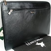 New gents Visconti black leather folio wallet bag 18238