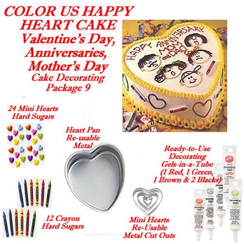 Birthday Cakes - Do-It-Yourself Package 9 SAVE $5.57 by Lucks, Wilton