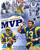 Kurt Warner autographed 8x10 photo MVP collage (St. Louis Rams)