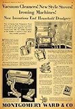 1929 Ad Montgomery Ward Household Appliances Stove Iron - Original Print Ad