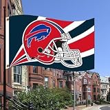Buffalo Bills 3'x5' Helmet Design Flag