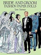 Bride and Groom Fashion Paper Dolls
