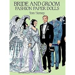 Bride and Groom Fashion Paper Dolls
