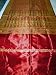 Brocade Designer Zari Sari, Bollywood Redgold Wedding Silk Sari Material