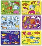 Kreativ-Schablonen Tierwelt, 4St.