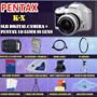 Pentax K-x Digital SLR (White) with Pentax 18-55mm Lens + SSE Premium Starter Deluxe Carrying Case, Battery, Lens & Tripod Complete Accessories Package