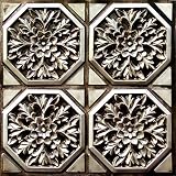 Very Cheap Decorative Ceiling #108 Antique Silver UL Rated Can be Glue on any flat Surfase