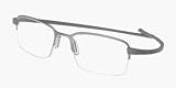 TAG HEUER 3202 002 TITANIUM GREY SEMI-RIMLESS EYEGLASSES 52mm