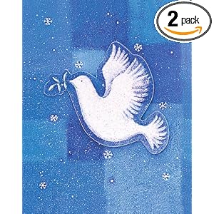 The Gift Wrap Company Boxed Christmas Cards, Dove of Peace, 20-Count Box (Pack of 2)