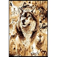 Home Dynamix Area Rugs: Zone Rug: 7503B: Wolf Family: Ebony Black
