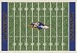 Baltimore Ravens 5' 4" x 7' 8" NFL Home Field Area Rug