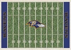Baltimore Ravens 5' 4" x 7' 8" NFL Home Field Area Rug