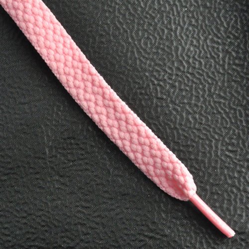(Price/10 pairs)High Quality Shoelaces, Flat Shoelaces, Laces for Shoes ( Pink )