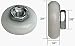 CRL 3/4 Oval Edge Nylon B.B. Sliding Shower Door Roller; Threaded Hex Hub - Package
