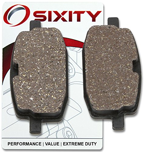 Sixity Front Organic Brake Pads 2002-2005 Yamaha YW50 Zuma Set Full Kit P R S T X Y Z A Complete