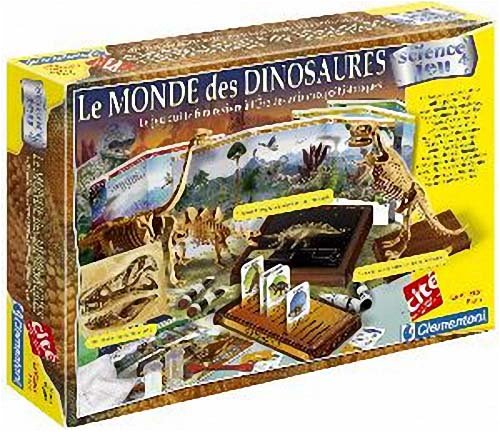 Clementoni - 62744 - Jeu Educatif - Scientifique - Le Monde Des Dinosaures