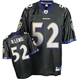 Reebok Baltimore Ravens Ray Lewis Youth Replica Alternate Jersey Small