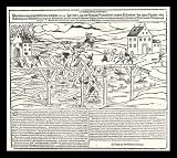 Samuel Dilbaum (Collapse of the bridge over the river Iller beside Memmingen, 2 September 1604) Black Wood-Mounted Art Poster Print - 13