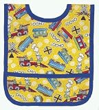 Mullins Square Choo-Choo Velcro Bib