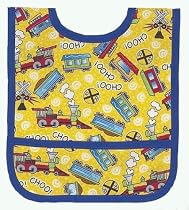 Mullins Square Choo-Choo Velcro Bib