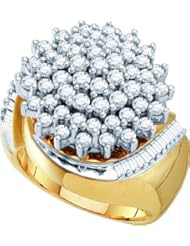 2.00CTW DIAMOND LADIES CLUSTER RING