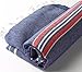 Paradise Series Turkish Bath Towels – Traditional Peshtemal Design for Bathrooms, Beach, Sauna – 100% Natural Cotton, Ultra-Soft, Fast-Drying, Absorbent – Warm, Rich Colors with Stripes Dark Blue/Red