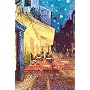The Caf� Terrace on the Place du Forum, Arles, at Night, c.1888 Art Styles Poster Print by Vincent van Gogh, 24x36