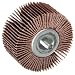 Norton Metalite R265 Abrasive Flap Wheel, Threaded Shank, Aluminum Oxide