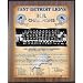 Healy Detroit Lions 1957 Team Picture Plaque- Brown-Size: 11X13