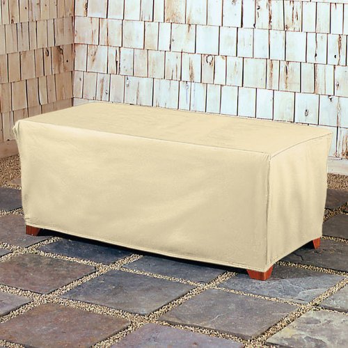 Weather Wrap Outdoor Storage Bench Cover