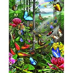 Butterfly Tropics 500pc Jigsaw Puzzle by Lori Schory