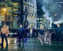 Jessica Alba, Michael Chiklis, Chris Evans & Ioan Gruffudd autographed 8x10 Fantastic 4 photo