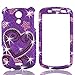 Talon Full Diamond Bling Phone Shell for Samsung Epic 4G - Sprint - 1 Pack - Retail Packaging - Purple Heart