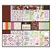 Brown Floral Mega Scrapbook Kit - 12x12