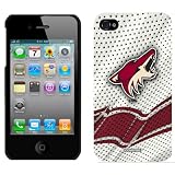 Phoenix Coyotes - Away Jersey design on iPhone 4 / 4S Thinshield Snap-On Case by Coveroo