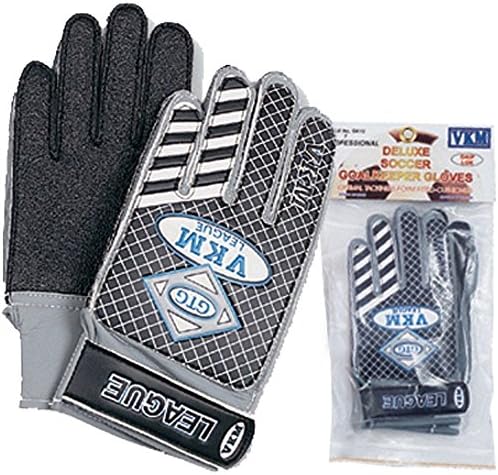 New VKM GK12 Youth Soccer Goal Keeper Goalie Gloves Tacky Palm Comfort Size 4-7 (7)