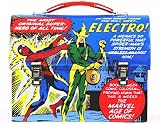  : Spider-Man Spiderman Vs. Electro Vintage Style Blue Kids Tin Lunch Box