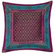 Silk Cushion Covers in Indian Style 16x16 inches (bcbr328)