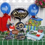 NFL St Louis Rams Birthday Party Kit  96 Piece 