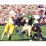 Steiner Sports NCAA Allen Pinkett ND Run Vs USC Autographed 8-by-10-Inch Photograph