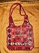 Boho Banjara Gypsy India Falu Red Sari Handbag Purse Totes